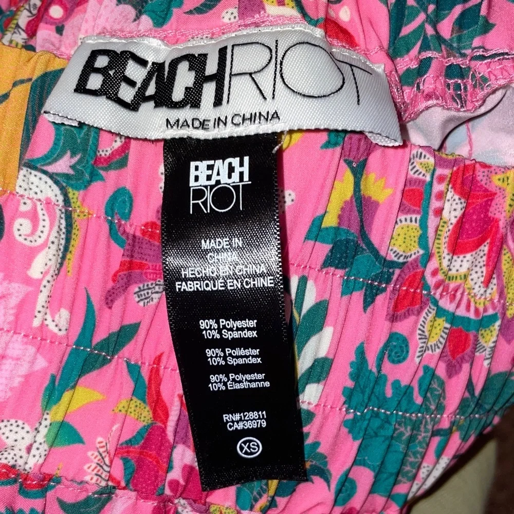 FREE PEOPLE X Beach Riot CLIFF SHORT IN PASSION FLOR XS MSRP 88​ - Picture 2 of 6